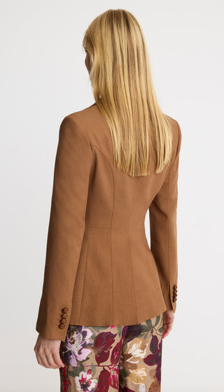 Blocked Seamed Blazer