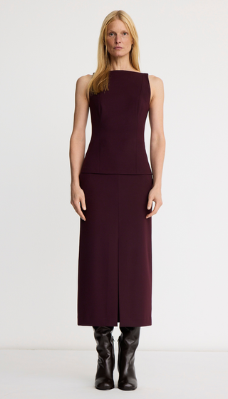 Front Slit Trouser Skirt