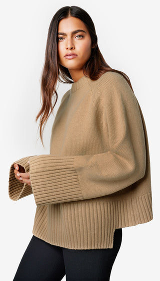 Cashmere Oversized Step Hem