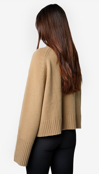 Cashmere Oversized Step Hem