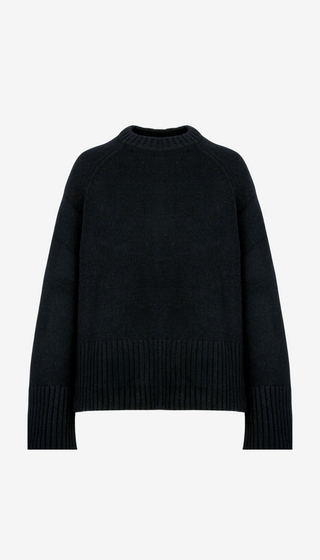 Black sweater on a white background