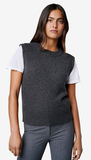 Cashmere Sleeveless Crewneck