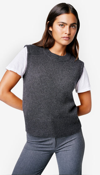 Cashmere Sleeveless Crewneck