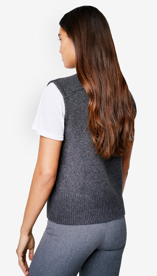 Cashmere Sleeveless Crewneck