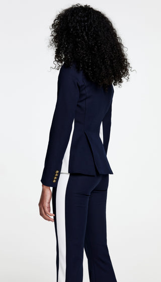 Patch Pocket Tux Stripe Blazer