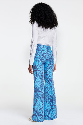 Wide Leg Pintuck Trouser