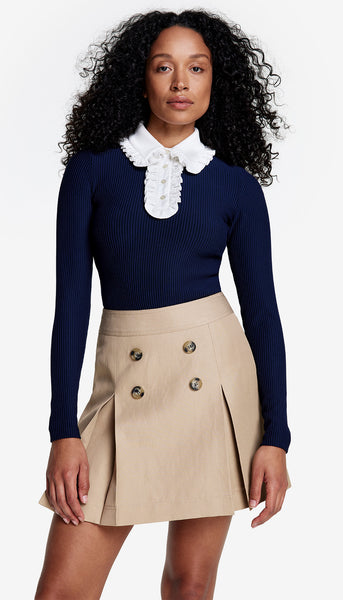 PS25027-Box-Pleat-Mini-Skirt-