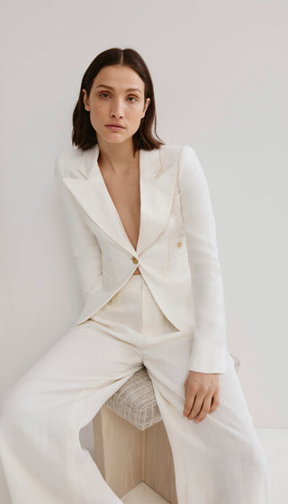 Linen Classic Duchess Blazer