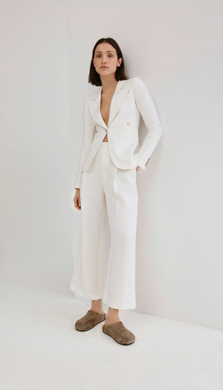 Linen Classic Duchess Blazer