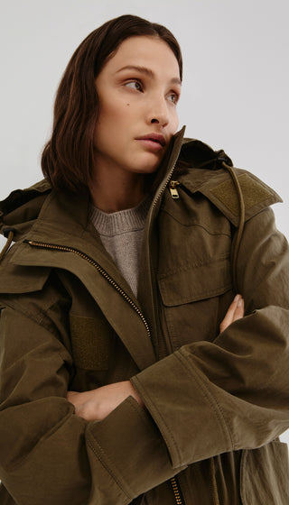 Hooded Flak Jacket
