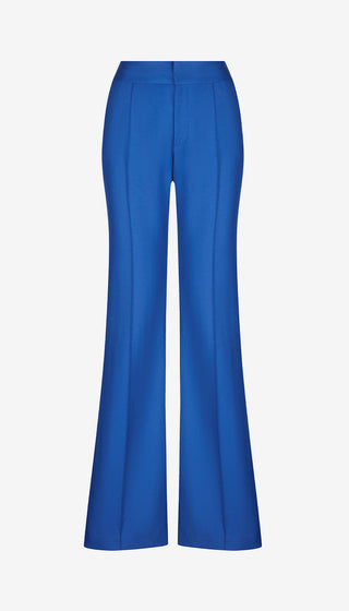 Blue pants on a white background