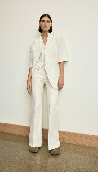 Short Sleeve Oversized Blazer