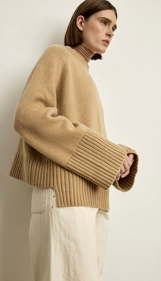 Cashmere Oversized Step Hem