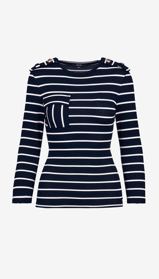 Nautical Knit Top