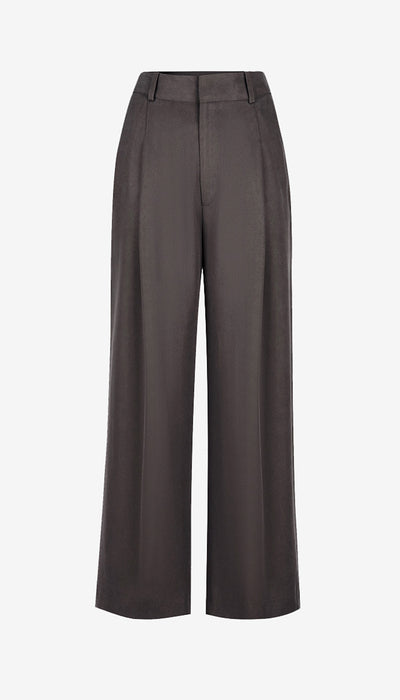 Cropped Pleated Trouser
