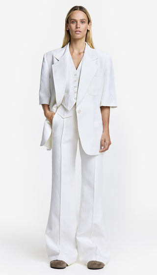 Short Sleeve Oversized Blazer
