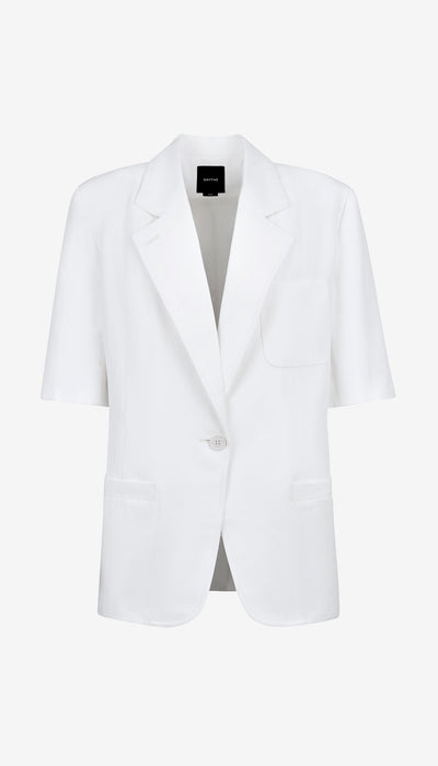 Short Sleeve Oversized Blazer