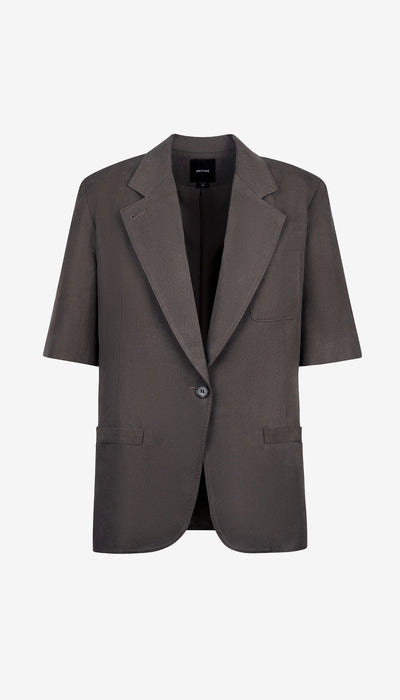 Short Sleeve Oversized Blazer