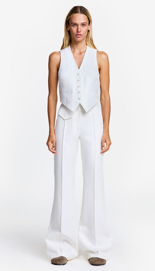 Patch Pocket Pintuck Trouser