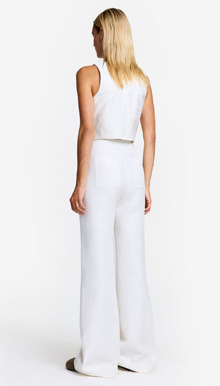 Patch Pocket Pintuck Trouser