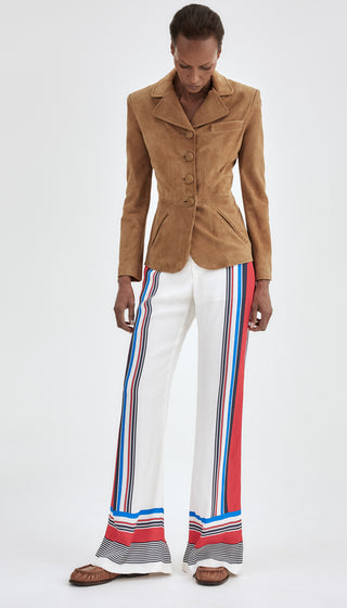 Shrunken Suede Blazer