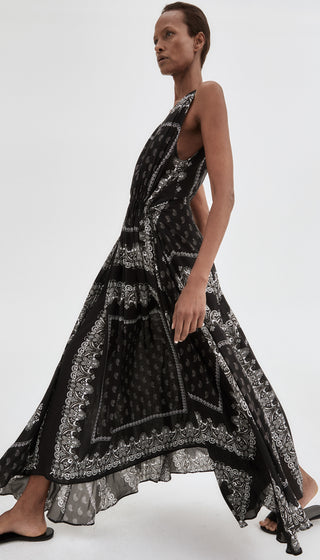 Drawstring Maxi Dress