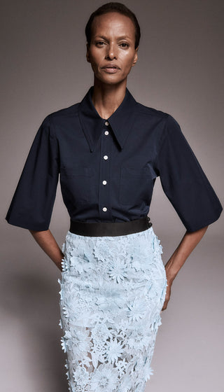 Applique Pencil Skirt