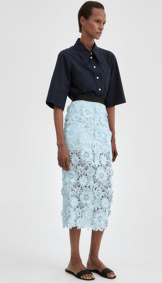 Applique Pencil Skirt