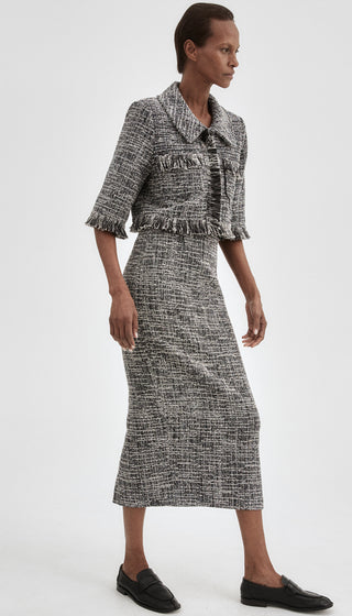 Cropped Sleeve Mini Jacket