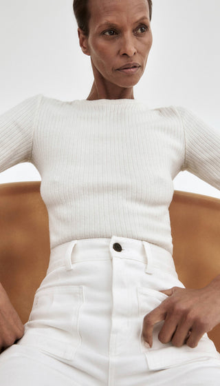 Dove High Rise Wide Leg Jean