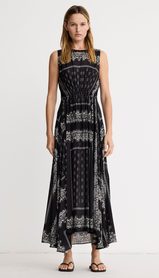 Drawstring Maxi Dress