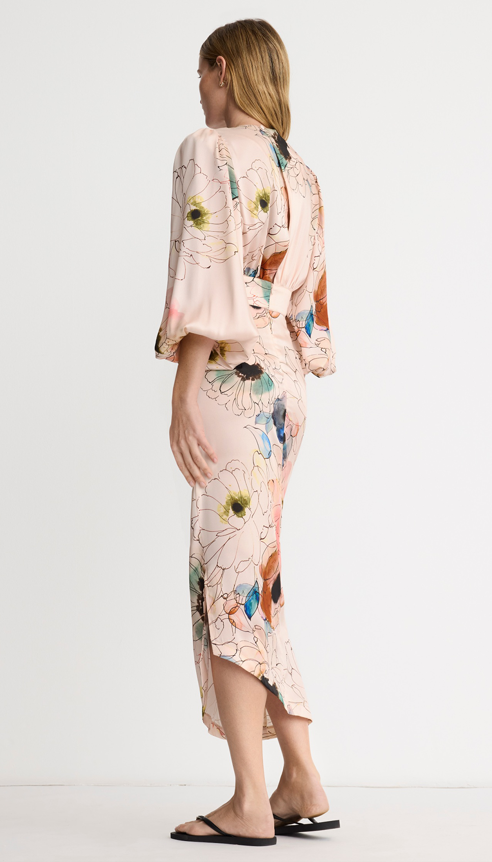 Asymmetrical Midi Dress Asymmetrical Midi Dress