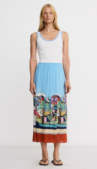 Pull On Overlay Skirt
