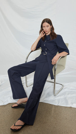 Straight Leg D-Ring Trouser