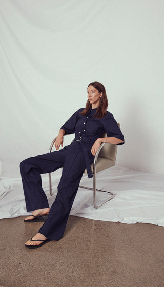 Straight Leg D-Ring Trouser