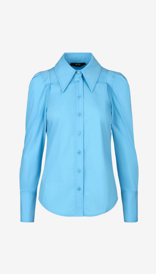 Light blue shirt on a white background