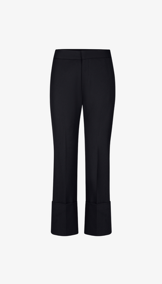 Black pants on a white background