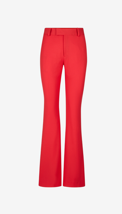 Red pants on a white background