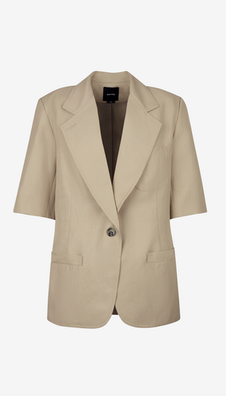 Short Sleeve Oversized Blazer