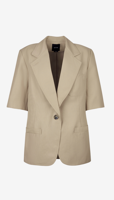 Short Sleeve Oversized Blazer