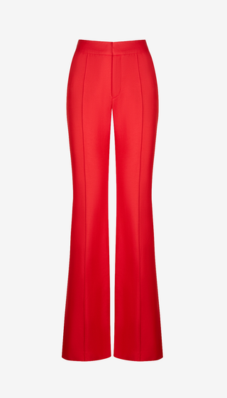 Red pants on a white background