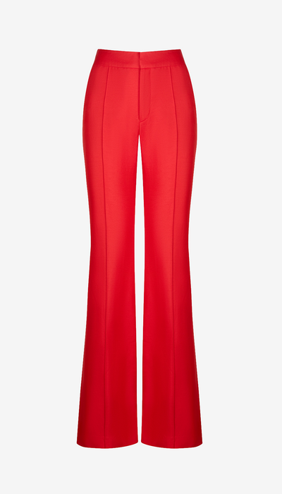 Red pants on a white background