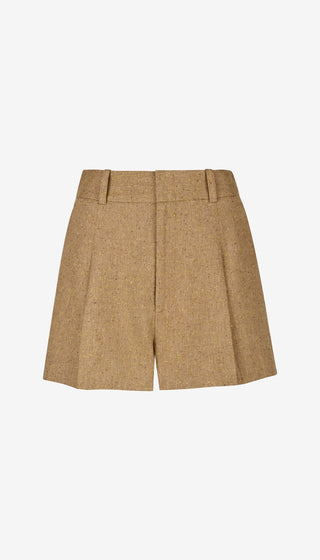 Mid Rise Pleated Short