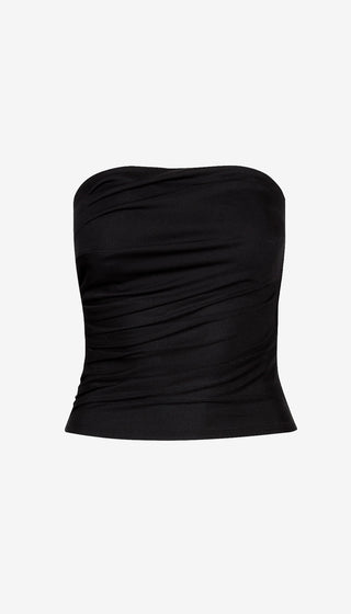 Strapless Ruched Top